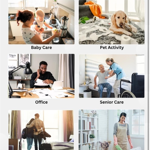 NIB Plug-in Full HD Dome Hidden Camera 1080p Pet Cam Motion Detection Security - Picture 12 of 13